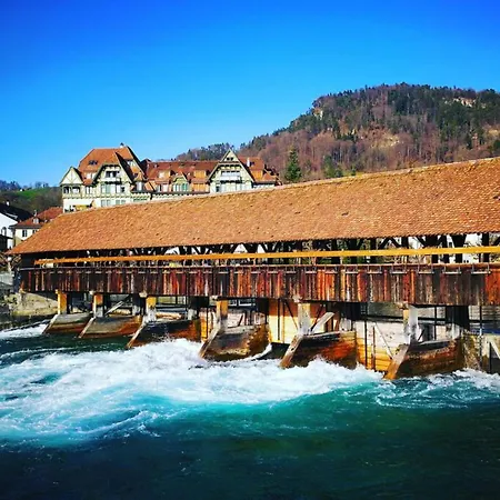 Lake Thun Alps Scenic Views And Concierge By Swisshut شقة