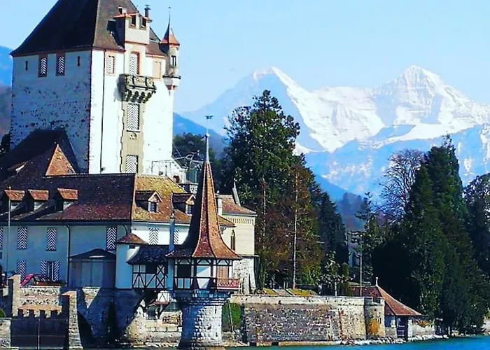 Apartamento Thun Alps Scenic Views And Concierge By Swisshut Sigriswil