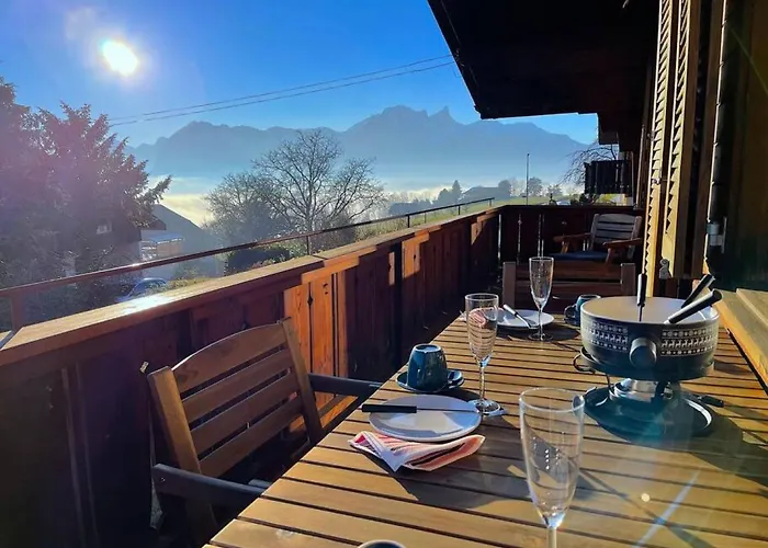 Lejlighed Thun Alps Scenic Views And Concierge By Swisshut